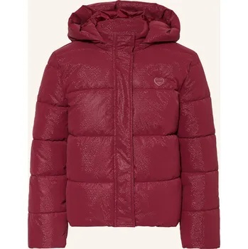 Guess Dívčí Prošívaná Bunda S Odnímatelnou Kapucí, fuchsiová,...