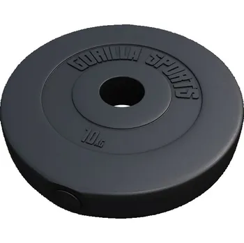 Gorilla Sports Činkový kotouč Olympia, plast, 10 kg