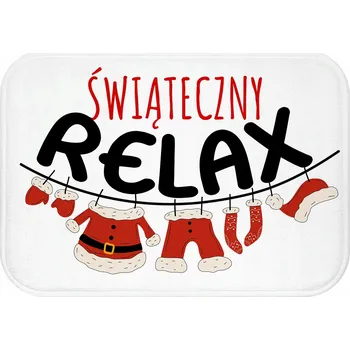 Koupelnová předložka KOUPELNOVÁ PŘEDLOŽKA PROTISKLUZOVÁ ROHOŽKA DÁREK VÁNOČNÍ RELAX