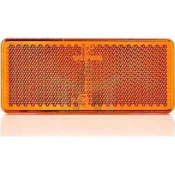 Příslušenství osvětlení automobilu Odrazka obdélníková oranžová UP96X42/850
