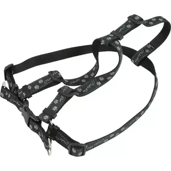 Postroj pro psa Kšíry TLAPKY 20 mm x 44-72 cm šedá