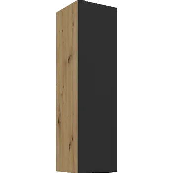 Kuchyňská skříňka 30 G-108 1F, Horní kuchyňská skříňka Aria černá/artisan