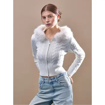 Dámská móda Kardigan - L - House - krémový - 210GH-01X