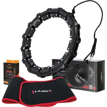 Hula hoop s cvočky HMS 43 cm černá