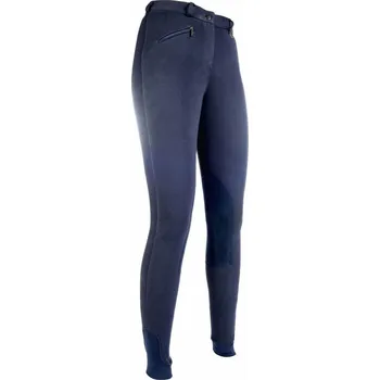 Jezdecké oblečení Dětské jezdecké rajtky HKM Penny s vyztuženými koleny Modrá 128