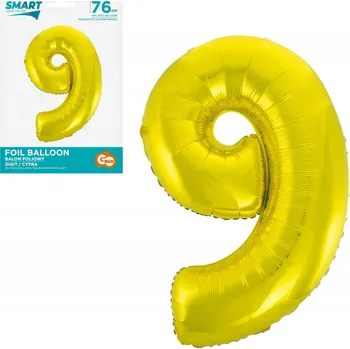 Balónek OZDOBNÉ Balónky pro ZVLÁŠTNÍ PŘÍLEŽITOSTI a OSLAVY Dodají Barvu ČÍSLICE "9" Číslice