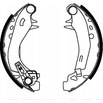 Brzdová čelist Samko 87570 Sada brzdových čelistí