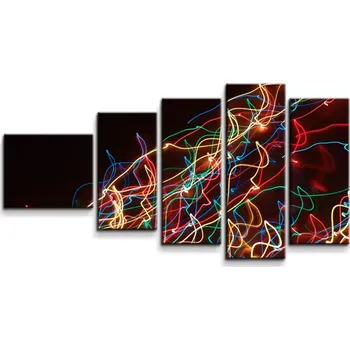 Obraz Sablio Obraz - 5-dílný Světelný efekt - 100x60 cm