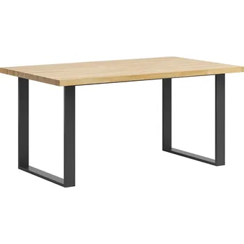 Jídelní stůl Loftový, industriální stůl ze dřeva a kovu - Černá , 200x100 cm