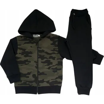 Chlapecká Tepláková souprava s vojenskými kapsami do školy, MASKÁČOVÝ REVAJ 134