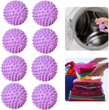 Koule proti zacuchávání vlasů, podpora sušení, změkčování Deni Carte 8 ks