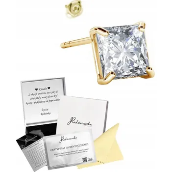 Náušnice Náušnice Dámské Pánské stříbro zirkon 6mm VĚNOVÁNÍ