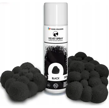 Potravinářské barvivo Barvivo ve spreji Food Colours 250 g 250 ml 1 ks černá