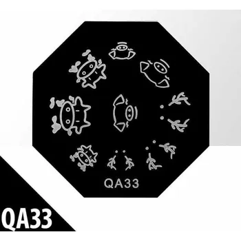 ŠABLONA S VZORY PRO RAZÍTKOVÁNÍ NEHTŮ