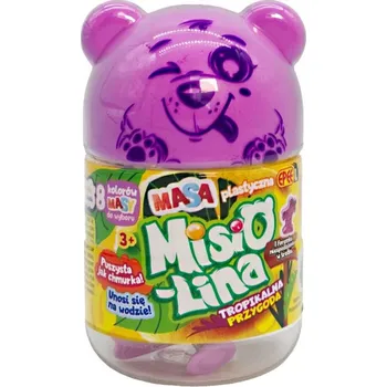 Modelovací hmota Epee Misiolina Tropické dobrodružství Modelovací hmota 60g fialová + formička