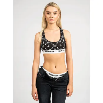 Kalhotky PHILIPP PLEIN Tanga Tanga černé barvy vel. S 2 kusy v balení DUPP11