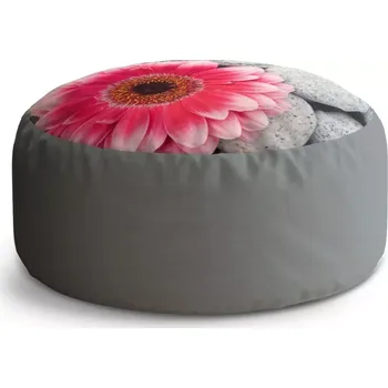 Taburet Sablio Taburet Circle Gerbera na kamenech: 38x48 cm