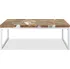 Konferenční stolek Konferenční stolek 244553 110 x 60 x 40 cm teak a pryskyřice