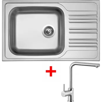 Nerezový dřez Sinks N56 Set STAR 780 XXL + ELKA lesklá Stav zboží: Nový produkt v externím skladu