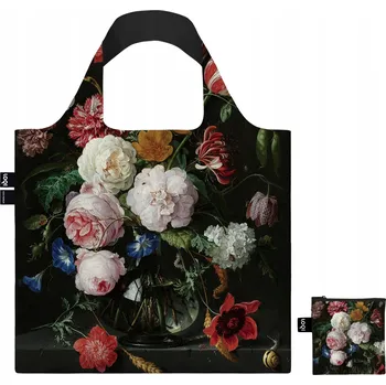 Nákupní taška LOQI nákupní taška plast Zátiší s květinami