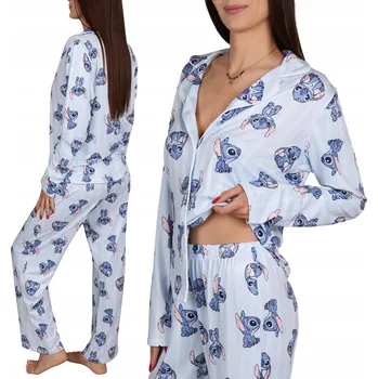 Dámské pyžamo Dámské polyester pyžamo Disney modré, velikost XS