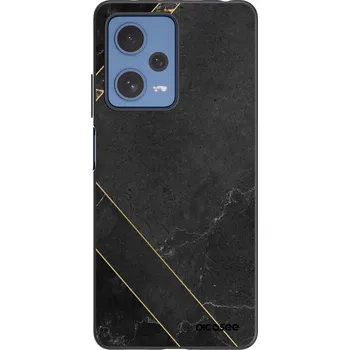 Pouzdro na mobilní telefon Picasee silikonový černý obal pro Xiaomi Redmi Note 12 Pro 5G - Black tile