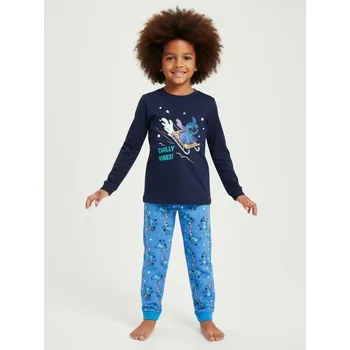 Chlapecké oblečení Sinsay - Dvoudílné pyžamo Stitch - námořnická modrá - 318EV-59X - 318EV-59X-128