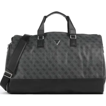 Cestovní taška Guess Milano Víkendová taška 30cm, 43L, antracitová, imitace kůže, 236175