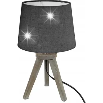 Lampička Noční lampa Mini ŠEDÁ | DŘEVĚNÁ
