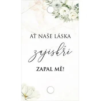 Svatební dekorace Kartička na prskavku 294