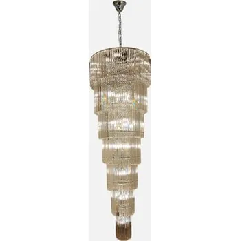 Chromované závěsné svítidlo LUXE ve stylu glamour 330 cm