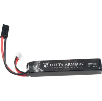 Airsoft Delta Armory airsoftová baterie LiPo 11,1V 1100mAh 20C Tamiya