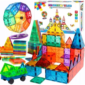 ostatní stavebnice Stavebnice Stavební Kostky 3D, Velká Sada 130 Dílků.