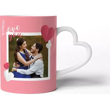 Sablio Hrnek s vlastním potiskem a uchem ve tvaru srdce