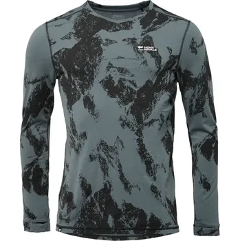 Pánské tričko Pánské funkční triko MONS ROYALE CASCADE 3XL Tmavě šedá, Černá, Bílá