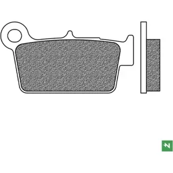 Brzdová destička brzdové destičky, NEWFREN (směs OFF ROAD DIRT SINTERED) 2 ks v balení M502-970
