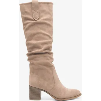 Dámské kozačky Jenny dámské kozačky do půlky lýtek na sloupkovém podpatku, velikost 35