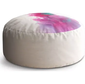 Taburet Sablio Taburet Circle Barevný kouř: 38x48 cm