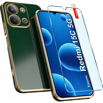 Pouzdro na mobilní telefon Zadní Kryt KrainaGSM pro Xiaomi Redmi 15C 5G zelený