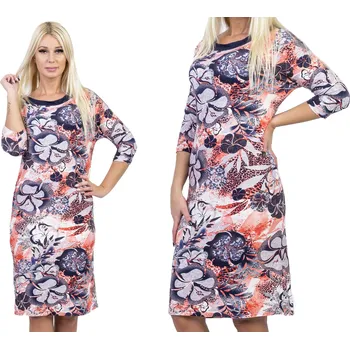 Dámské šaty Ležérní šaty Genesy , klasické midi, velikost 50