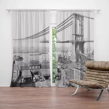 Závěs Sablio Závěs Stavba mostu: 2ks 140x250cm