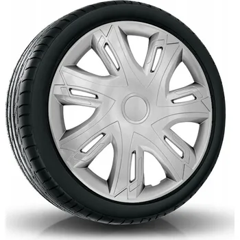 Poklice na kolo Puklice N-POWER 15" stříbrné pro Kia, Mazda, Mercedes, 4 ks