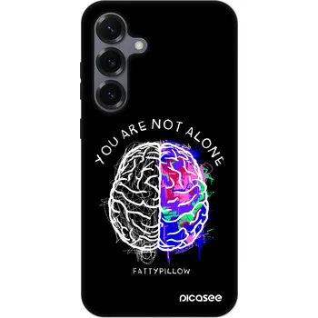 Pouzdro na mobilní telefon Picasee Fashion Case PowerShare pro Samsung Galaxy S25+ 5G - Brain - White