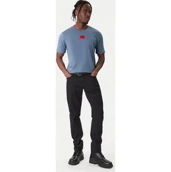 HUGO T-Shirt Diragolino 50447978 Modrá Regular Fit M