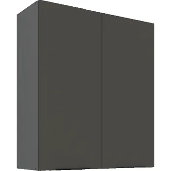 Kuchyňská skříňka 80 G-90 2F, Horní kuchyňská skříňka Aria grafit/antracit