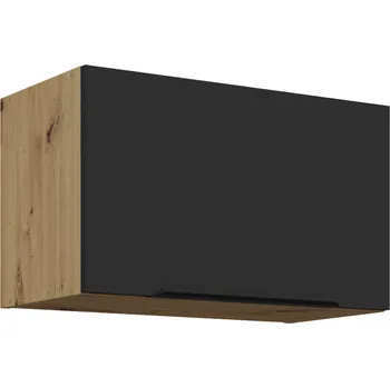 Kuchyňská skříňka 60 GU-36 1F, Horní kuchyňská skříňka nad digestoř Aria černá/artisan