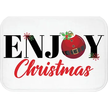 Koupelnová předložka KOUPELNOVÁ PŘEDLOŽKA PROTISKLUZOVÁ ROHOŽKA DÁREK VÁNOČNÍ | ENJOY CHRISTMAS