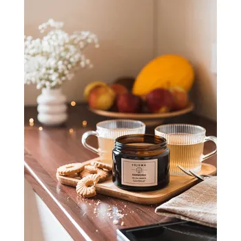 Svíčka Sójová vonná svíčka Sójová svíčka Zelený Čaj 180 ml / Standardní Sojowa Harmonia 1 ks