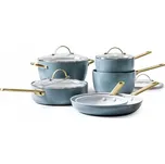 GreenPan Padova Sada hrnců a pánví s 10 prvky smokey sky blue