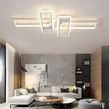 Závěsné svítidlo GOECO stropní svítidlo LED 4 světelné body integrovaný LED zdroj